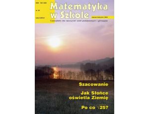 Matematyka w Szkole. Czasopismo dla nauczycieli szkół podstawowych i gimnazjów. Nr 24
