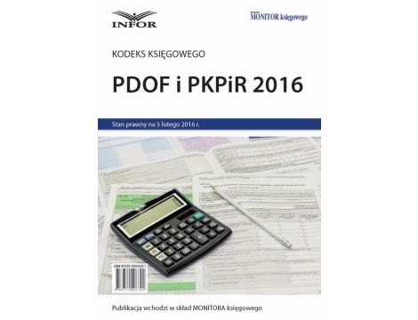 Kodeks księgowego - PDOF i PKPiR 2016