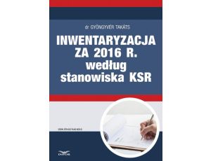 Inwentaryzacja za 2016 r. według stanowiska KSR