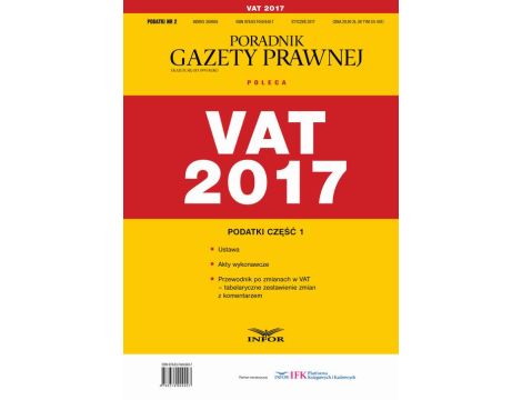 Podatki cz.1 VAT 2017