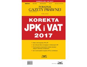 Korekta JPK i VAT 2017