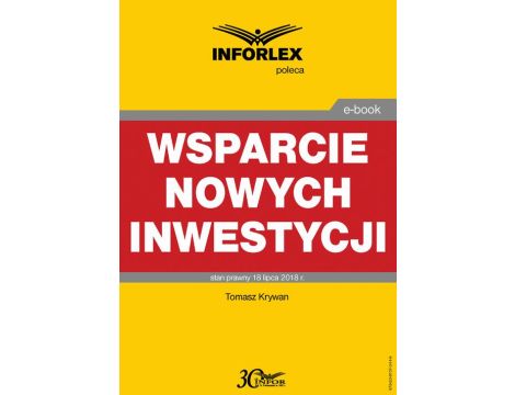 Wsparcie nowych inwestycji