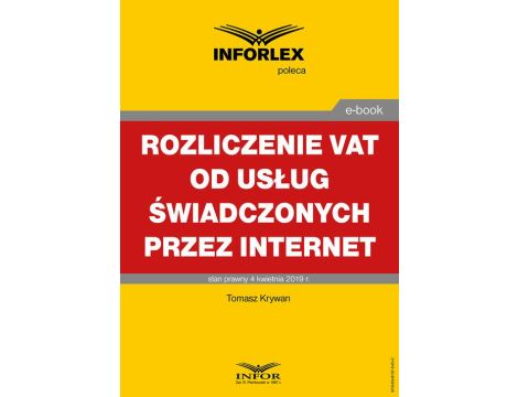 Rozliczanie VAT od usług świadczonych przez Internet