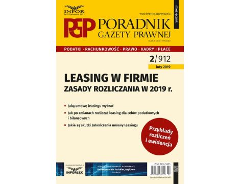 Leasing w firmie – zasady rozliczania w 2019 r.