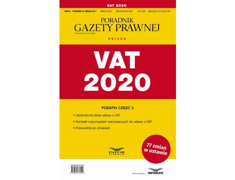 Vat 2020 Podatki - Przewodnik po zmianach 2/2020