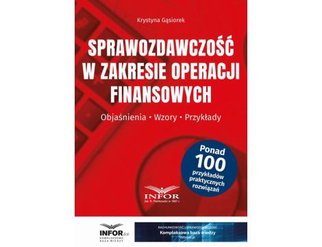 Sprawozdawczość w zakresie operacji finansowych