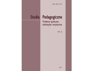 „Studia Pedagogiczne. Problemy społeczne, edukacyjne i artystyczne” t. 26