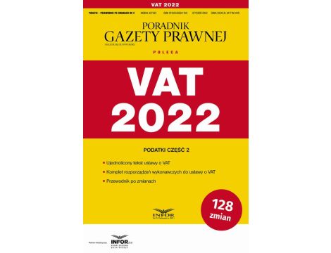 Vat 2022 Podatki-Przewodnik po zmianach 2/2022