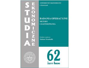 Badania operacyjne. Metody i zastosowania. SE 62