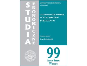 Technologie wiedzy w zarządzaniu publicznym. SE 99