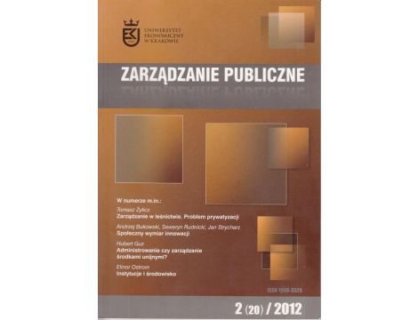 Zarządzanie Publiczne nr 2(20)/2012
