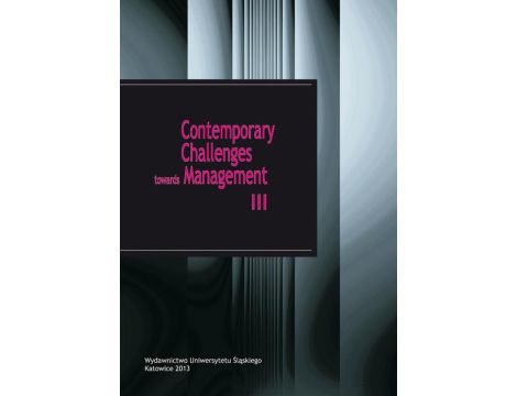Contemporary Challenges towards Management III