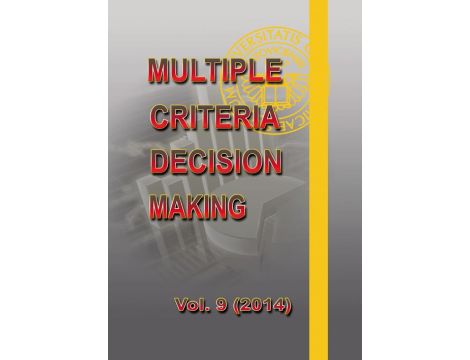 Multiple Criteria Decision Making  vol.9 (2014)