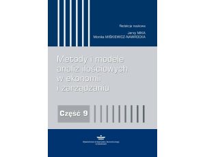 Metody i modele analiz ilościowych w ekonomii i zarządzaniu Część 9