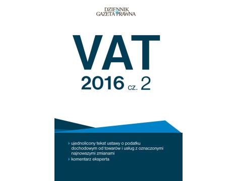 VAT 2016 cz. 2