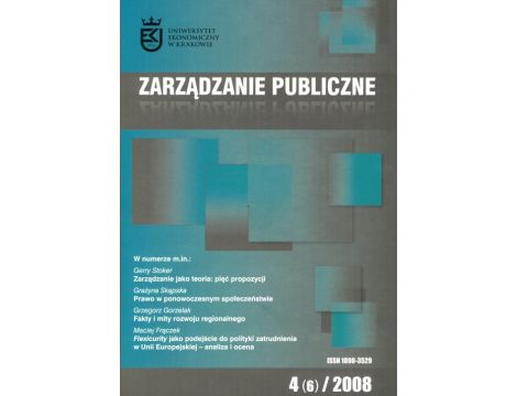 Zarządzanie Publiczne nr 4(6)/2008