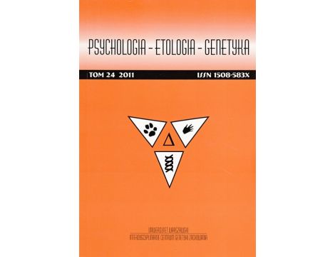 Psychologia-Etologia-Genetyka nr 24/2011