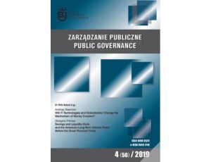 Zarządzanie Publiczne nr 4(50)/2019