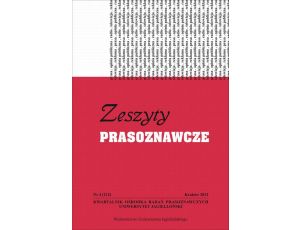 Zeszyty Prasoznawcze Nr 4 (212) 2012