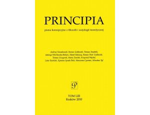 PRINCIPIA Pisma koncepcyjne z filozofii i socjologii teoretycznej, t. 53