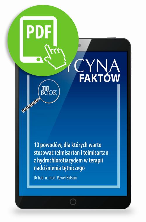Tytuł: 10 powodów, dla których warto stosować telmisartan i telmisartan z hydrochlorotiazydem w terapii nadciśnienia tętniczego [Medycyna Faktów 2/2022]
Autor: Paweł Balsam
Wydawnictwo: Medical Education
Formaty: PDF
