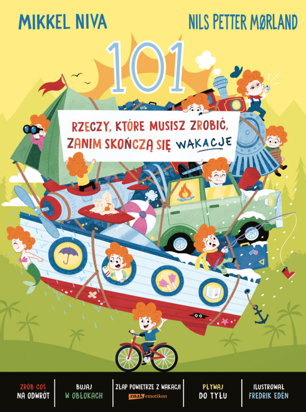 101 rzeczy, które musisz zrobić, zanim skończą się wakacje — okładka e-booka
