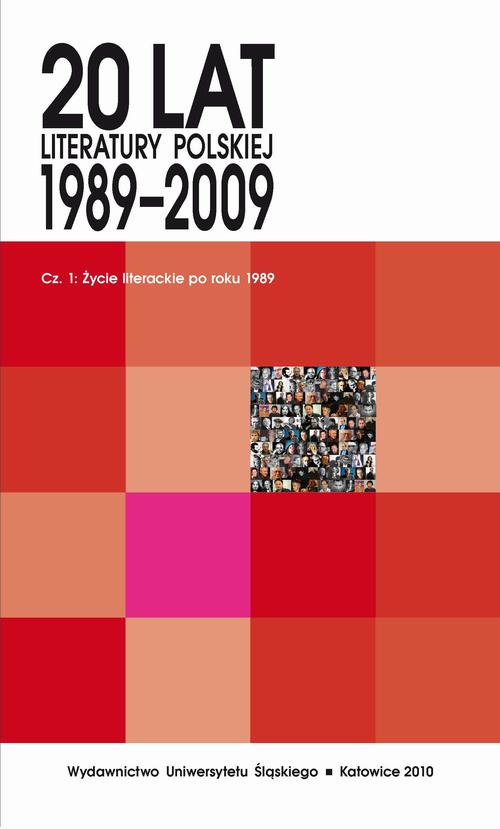 20 lat literatury polskiej 1989–2009. Cz. 1: Życie literackie po roku 1989 — okładka e-booka