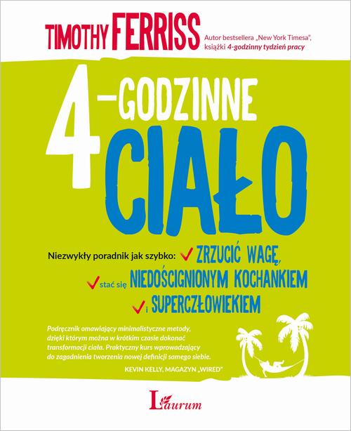 Tytuł: 4-godzinne ciało
Autor: Timothy Ferriss
Wydawnictwo: Laurum
Formaty: EPUB, MOBI