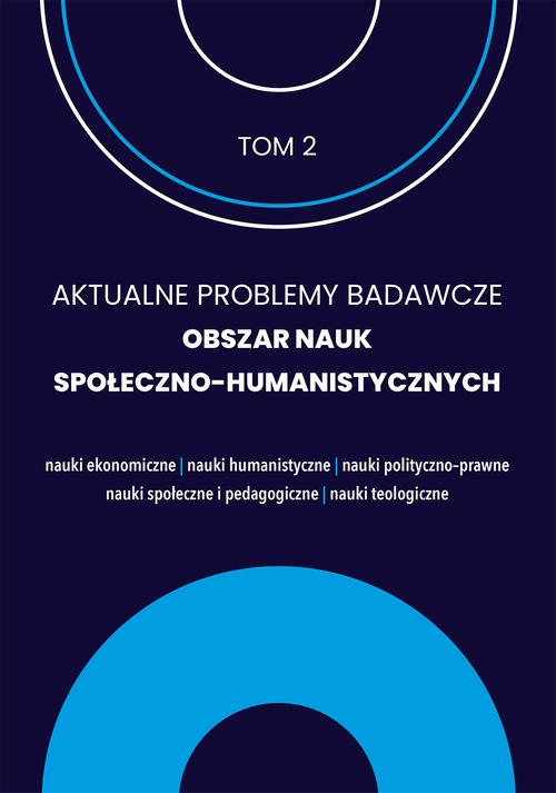Aktualne problemy badawcze 2. Obrzar nauk społeczno humanistycznych — okładka e-booka
