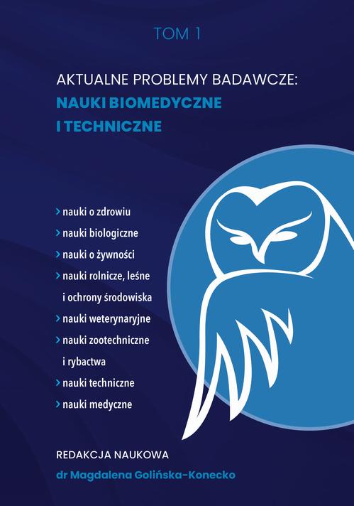 Aktualne problemy badawcze. Nauki biomedyczne i techniczne. — okładka e-booka