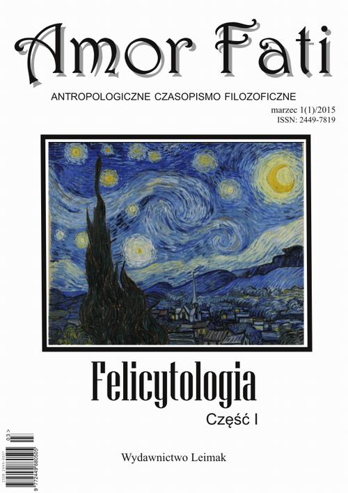 Tytuł: Amor Fati 1(1)/2015
Autor:
Wydawnictwo: Fundacja „dzień dobry! kolektyw kultury”
Formaty: PDF