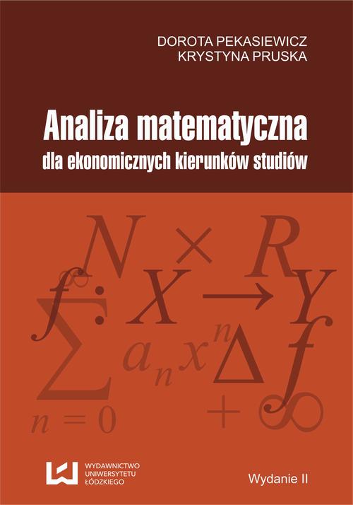 Tytuł: Analiza matematyczna dla ekonomicznych kierunków studiów
Autor: 
Wydawnictwo: Wydawnictwo Uniwersytetu Łódzkiego
Formaty: PDF