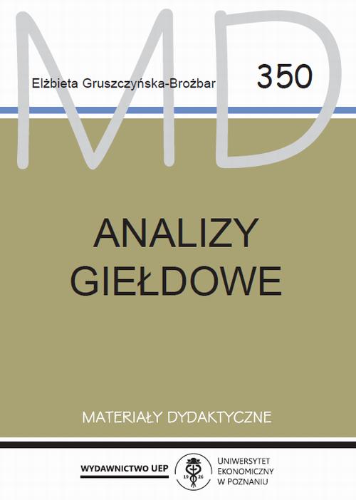 Analizy giełdowe — okładka e-booka