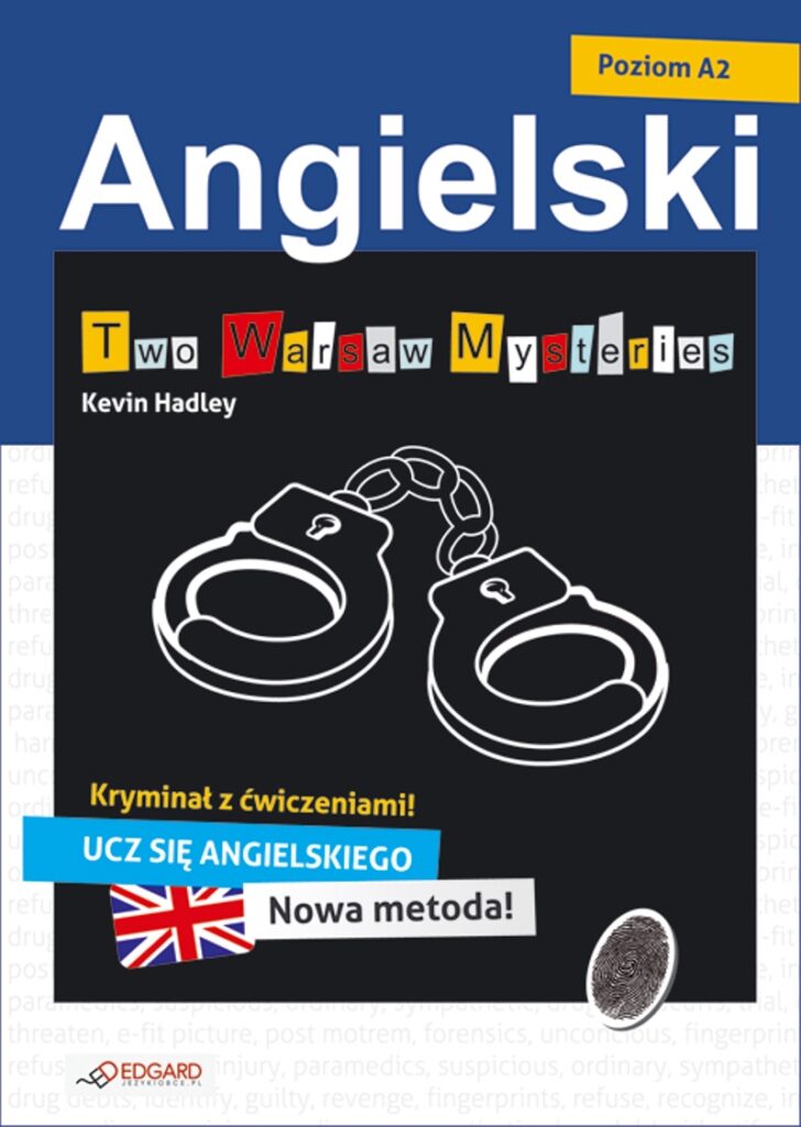 Angielski kryminał z ćwiczeniami Two Warsaw Mysteries — okładka