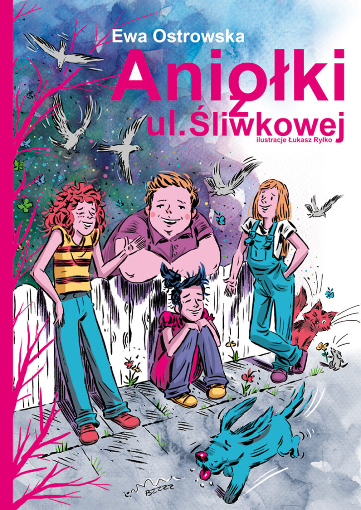 Aniołki z ul. Śliwkowej — okładka