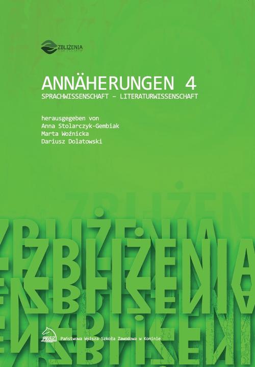 Annäherungen 4: SPRACHWISSENSCHAFT – LITERATURWISSENSCHAFT — okładka e-booka
