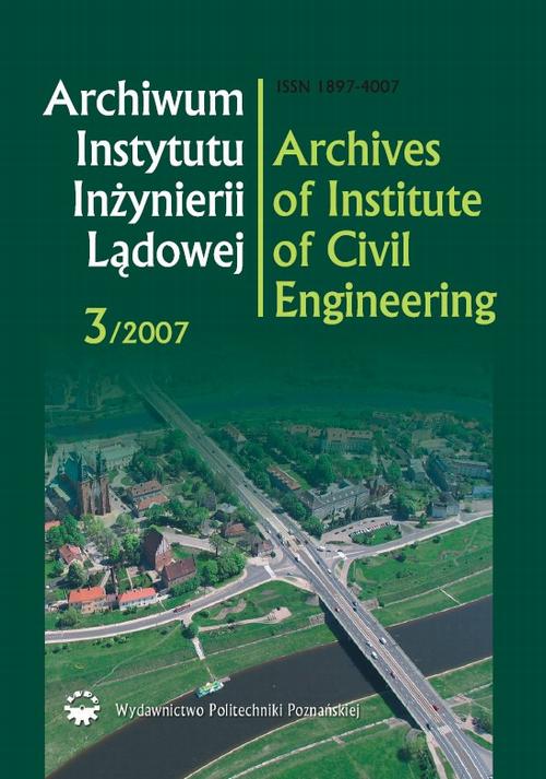 Tytuł: Archiwum Instytutu Inżynierii Lądowej 3/2007
Autor: 
Wydawnictwo: Wydawnictwo Politechniki Poznańskiej
Formaty: PDF
