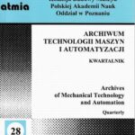 Tytuł: Archiwum Technologii Maszyn i Automatyzacji 28/1
Autor: Praca zbiorowa
Wydawnictwo: Wydawnictwo Politechniki Poznańskiej
Formaty: PDF