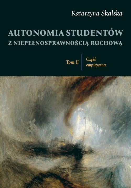 Tytuł: Autonomia studentów z niepełnosprawnością ruchową. Tom II Część empiryczna
Autor: Katarzyna Skalska
Wydawnictwo: Uniwersytet w Siedlcach
Formaty: PDF