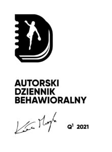 Tytuł: Autorski Dziennik Behawioralny - Q1 2021 - Wersja PDF
Autor: Michał Wawrzyniak
Wydawnictwo: MentalWay
Formaty: PDF