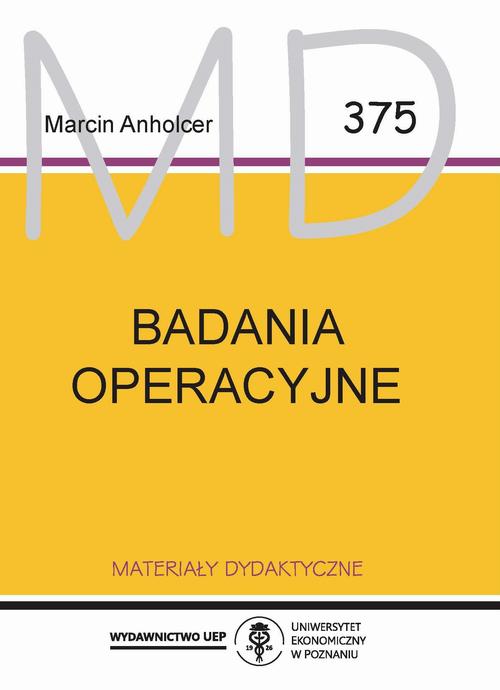 Badania operacyjne — okładka e-booka