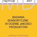 Badania sensoryczne w ocenie jakości produktów — okładka e-booka