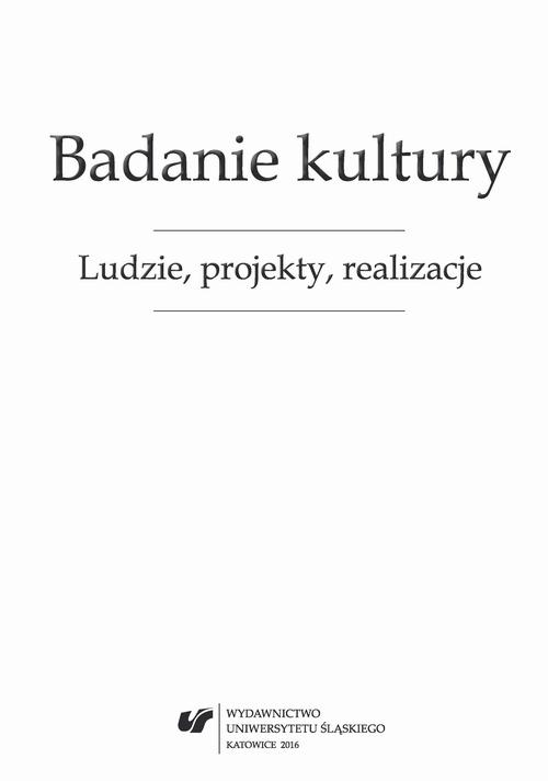 Badanie kultury — okładka e-booka