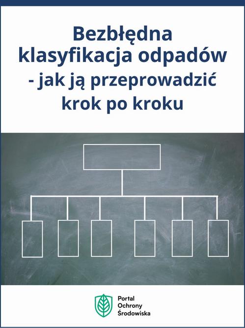 Bezbłędna klasyfikacja odpadów - jak ją przeprowadzić krok po kroku — okładka e-booka