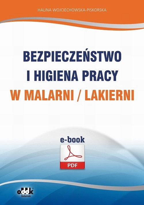 Bezpieczeństwo i higiena pracy w malarni/lakierni — okładka e-booka