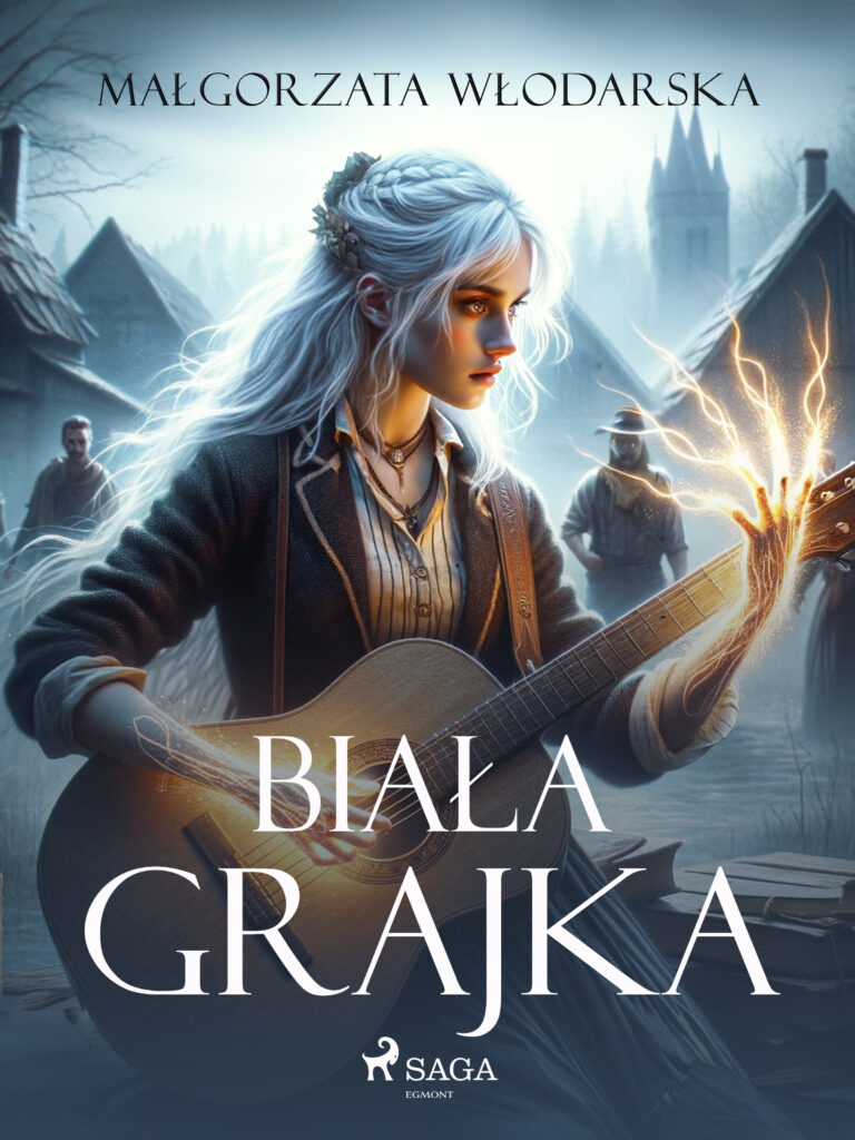 Tytuł: Biała grajka
Autor: Małgorzata Włodarska
Wydawnictwo: SAGA Egmont
Formaty: EPUB, MOBI