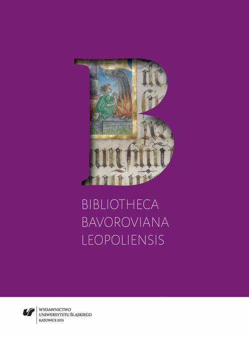 Bibliotheca Bavoroviana Leopoliensis — okładka e-booka