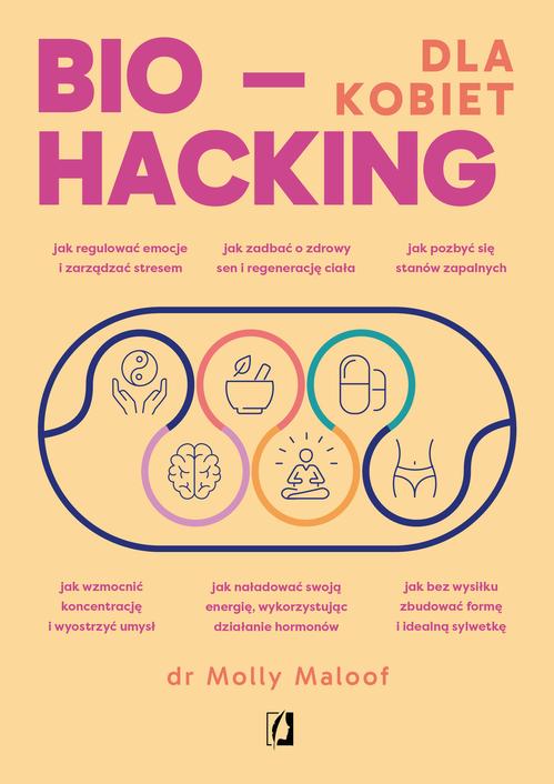 Tytuł: Biohacking dla kobiet
Autor: dr Molly Maloof
Wydawnictwo: Wydawnictwo Kobiece
Formaty: MOBI, EPUB