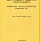 Tytuł: Biuletyn Polskiego Towarzystwa Językoznawczego. Zeszyt LXV
Autor: 
Wydawnictwo: Universitas
Formaty: PDF