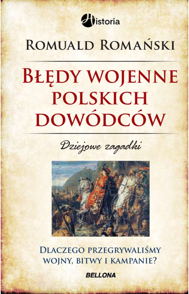 Błędy wojenne polskich dowódców — okładka e-booka